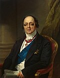 Porträt des Grafen Alexander Kuschelew-Besborodko, Franz Krüger, 1850-1851
