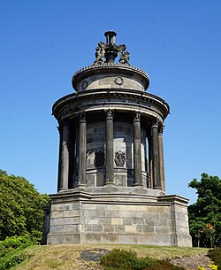 Burns Monument, Edinburgh, UK, by Thomas Hamilton, 1820-1831