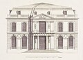 Entrance façade, c.1699, Bullet