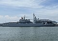 KD Kasturi docking at Lumut Naval Base.