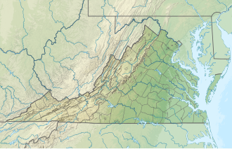 Location of Occoquan Reservoir in Virginia, USA.