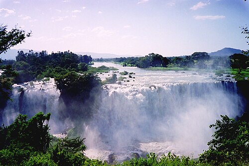 Blue Nile Falls, Ethiopia, seen in a photo by CT Snow