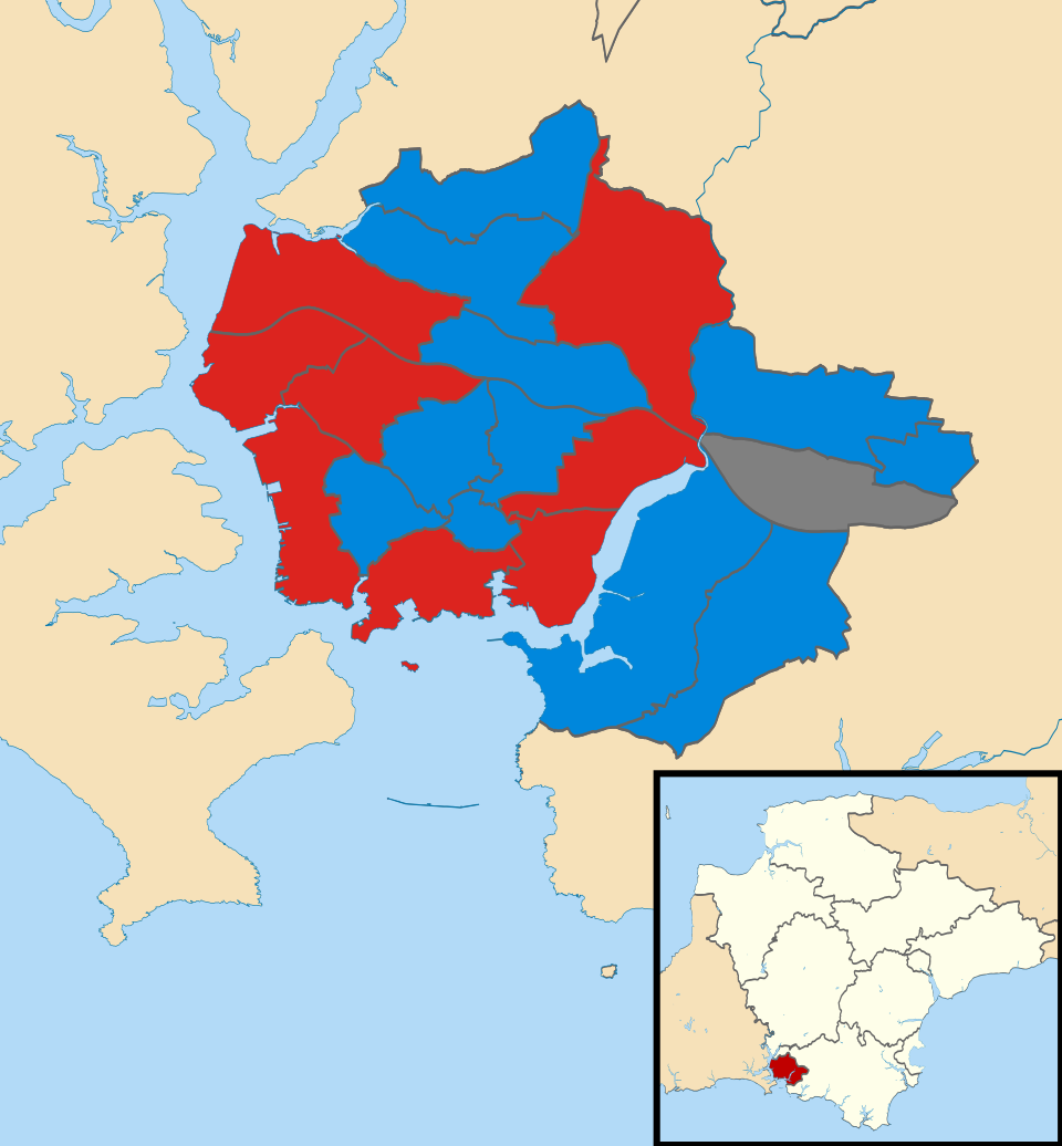 File:Plymouth City Council election 2010 map.svg