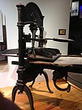 Printing Press From Cincinnati Type Foundry, 1850