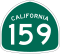 State Route 159 marker