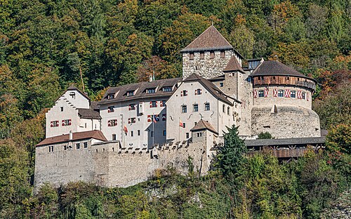 Vaduz Castle, view from east, by A.Savin