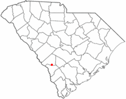 Location of Kline, South Carolina