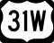 U.S. Route 31W Bypass marker