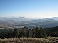 View from the Crni Vrh on the southwestern part of Serbia