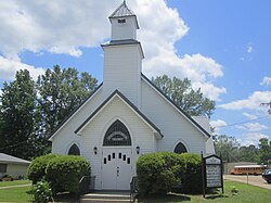 The Grayson United Methodist Church is located near Grayson Town Hall and Grayson Elementary School.