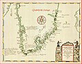 Egede's own 1723 map of Greenland
