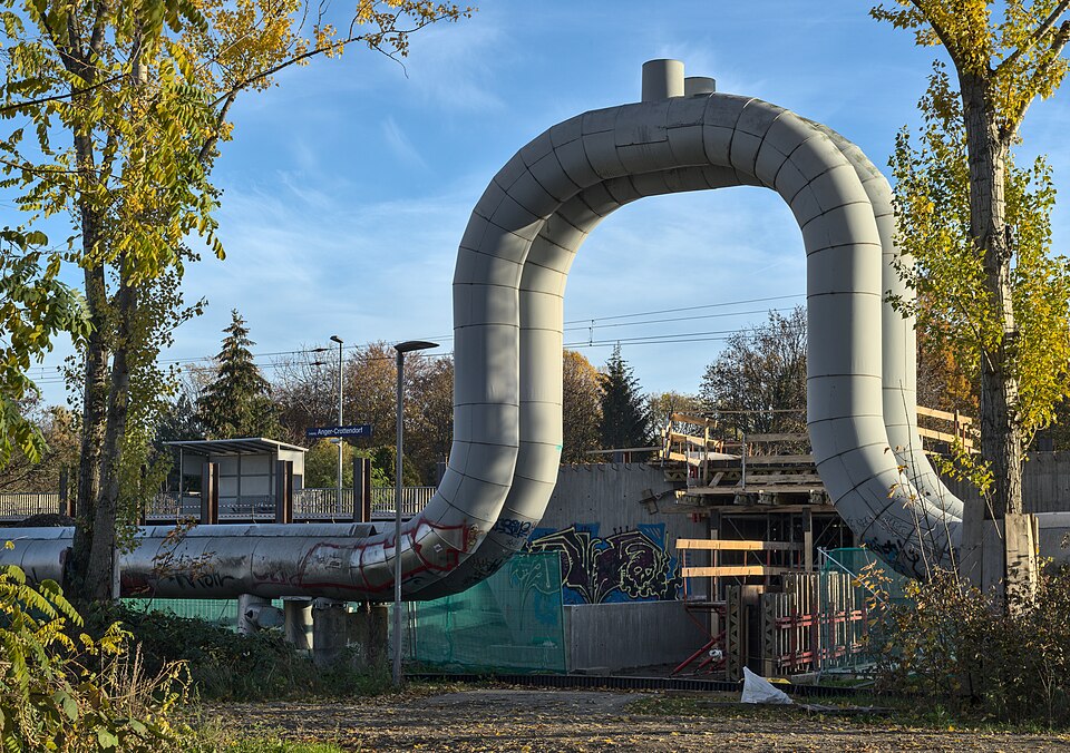 District heating at train station