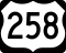 U.S. Highway 258 Business marker