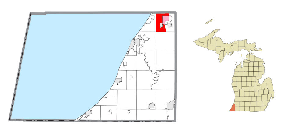 File:Coloma Charter Township, MI location.png