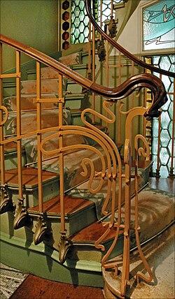 Detail of main stairway