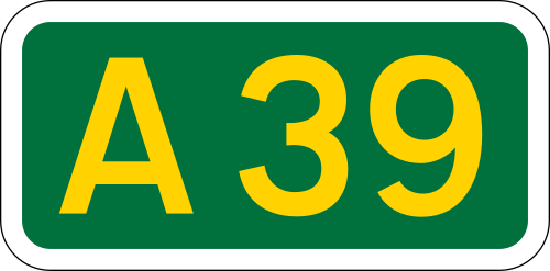 File:UK road A39.svg