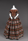 Evening dress 1850–1855 (American)