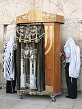 A mobile ark at the Western Wall in Jerusalem