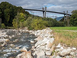 Landquart and Sunniberg bridge