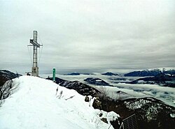 Picture taken at the summit of Mount Poncione (Winter 2020)
