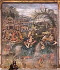 The Flight to Egypt by Baldassarre Peruzzi in the main apse.
