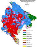 Montenegro ethnic map (2003)