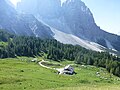 Refugee Città di Fiume with Monte Pelmo
