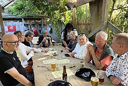 Wikimedia Aotearoa New Zealand drinks after the 2024 Strategy day