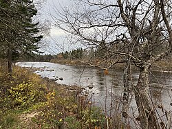 Downstream of the Chutes-Ford Dam, Sainte-Christine-d'Auvergne
