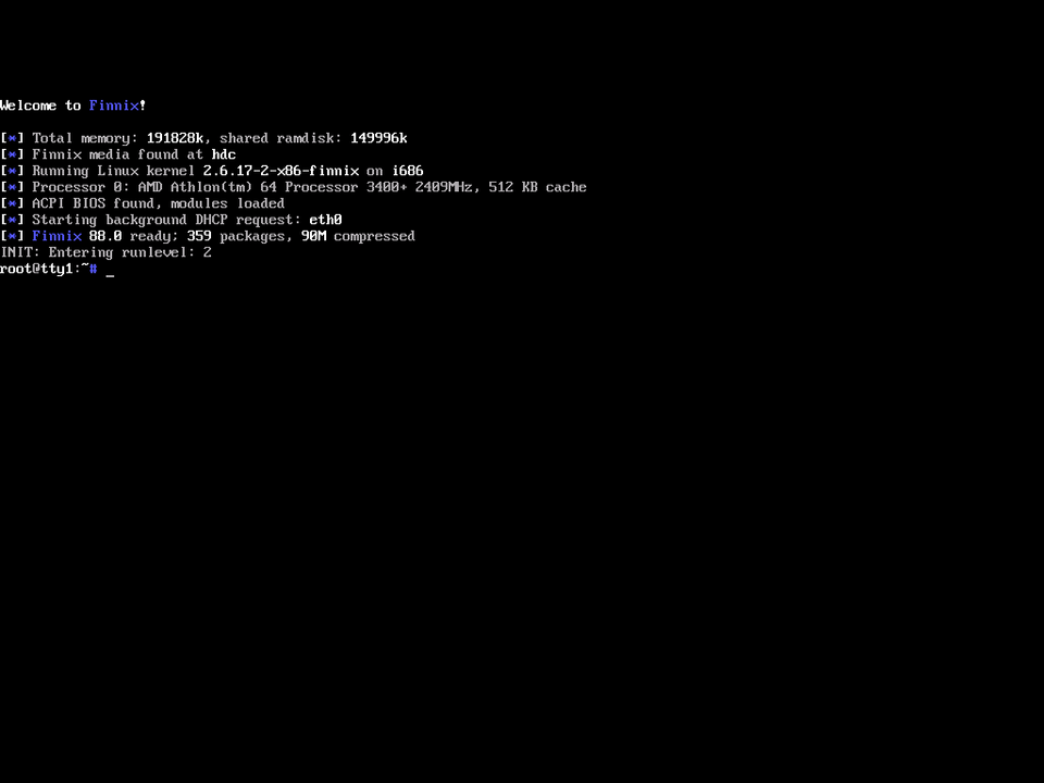 File:Finnix 88.0 Screenshot.png