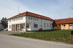 White building