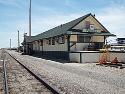 The Arizona and California Railroad Station