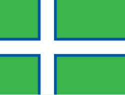 The first proposed flag of Greenland (1973)