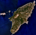 Image 2A NASA image of Rhodes (from List of islands of Greece)