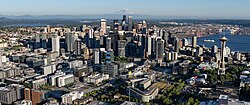 An original photo of downtown Seattle