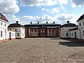 View of the courtyard towards the south
