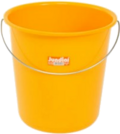 Plastic yellow pail or bucket