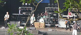 Icehouse performing live in Auckland, New Zealand, 2012