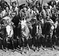 Kurdish cavalry in the passes of the Caucasus mountains (The New York Times, 24 January 1915)