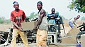 Fab-yard laborers at a fab plant (2017)