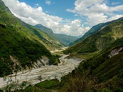 Gori river flowing through Johar Valley.