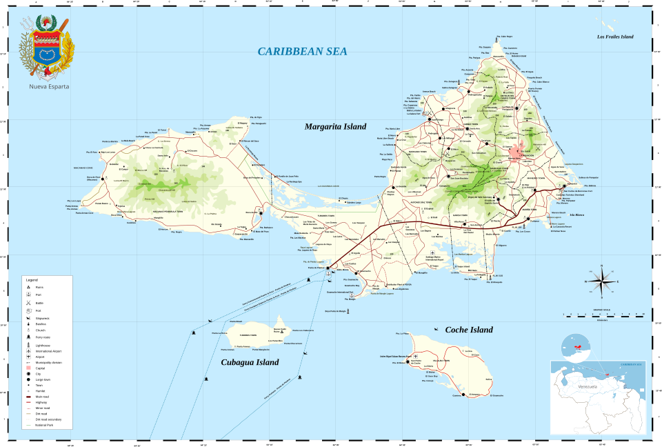 File:Nueva Esparta Map English.svg