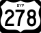 U.S. Highway 278 Bypass marker