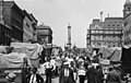 Public market at place Jacques-Cartier in Montreal, Quebec in 1940
