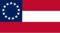 Stars and Bars flag of the Confederate States of America (1861–1863)