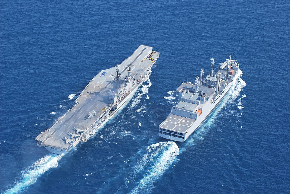 File:INS Viraat with INS Deepak.jpg