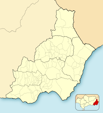 Bédar is located in Province of Almería