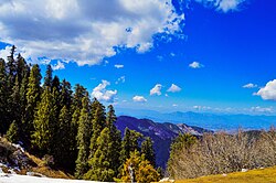 View from Mushkpuri in the Galyat region