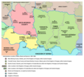 Counties in Banat, Bačka and Syrmia from 1881 to 1918