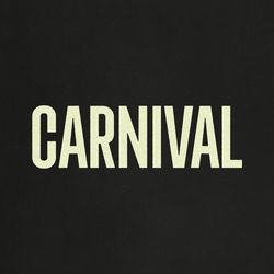Artwork displaying the title, "Carnival"